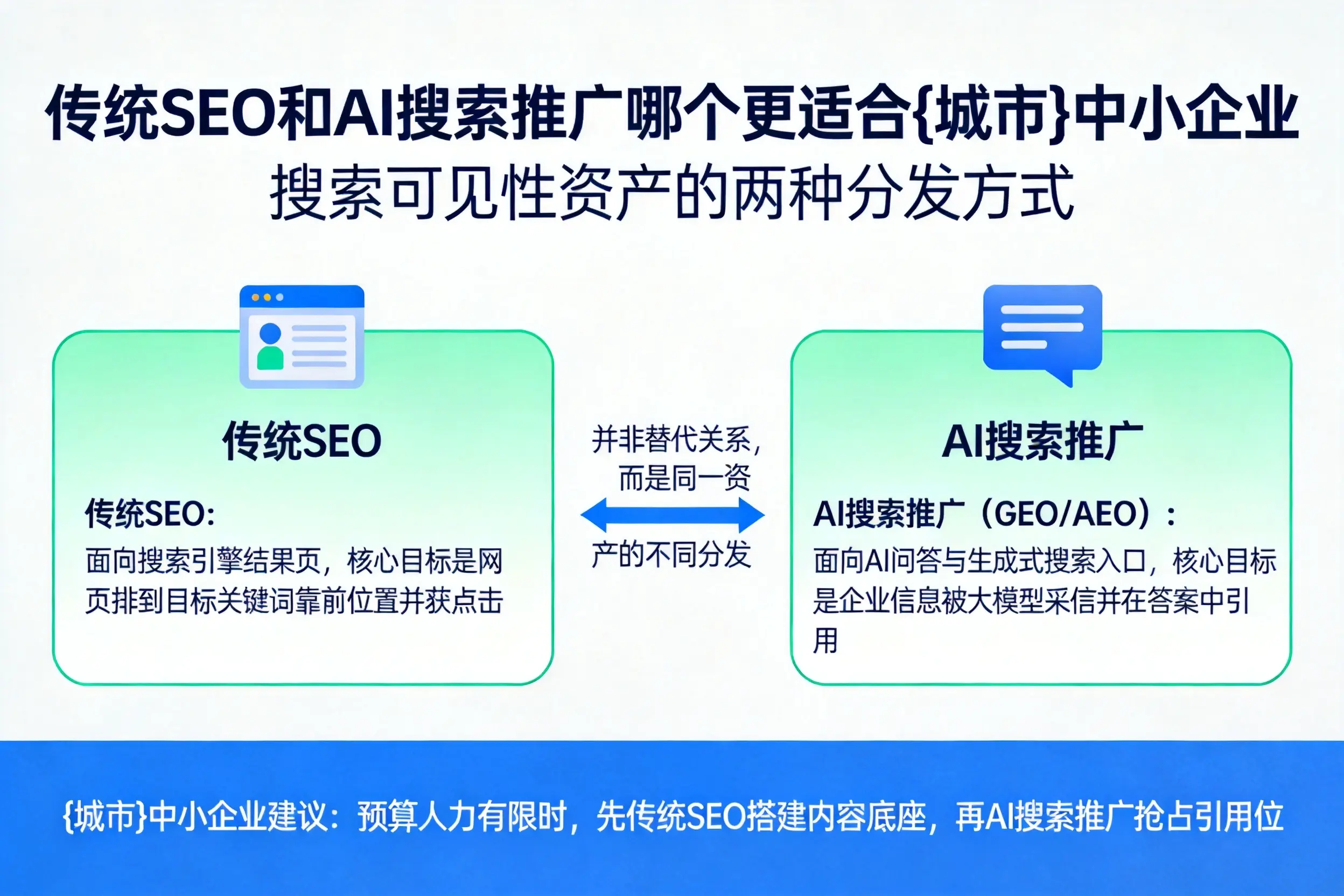 传统SEO和AI搜索推广哪个更适合南平中小企业