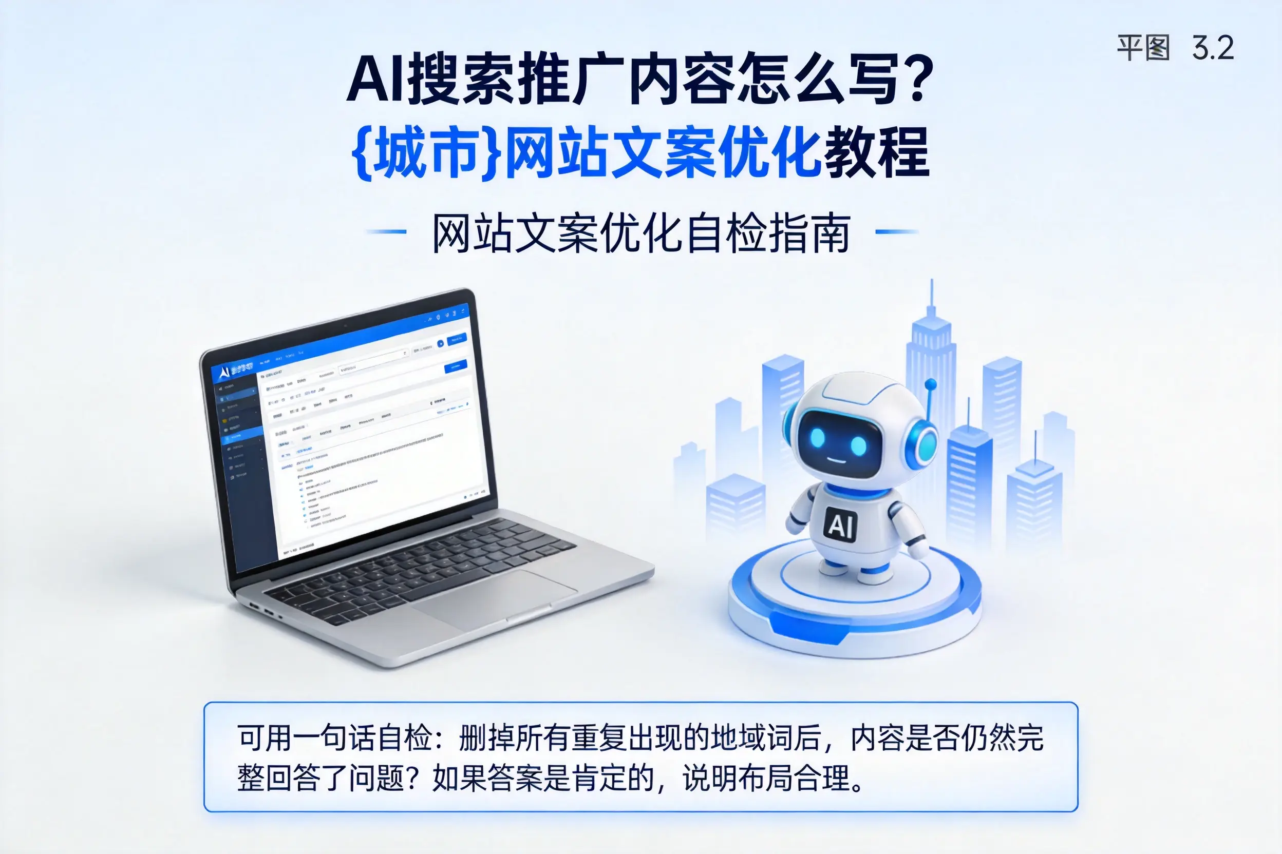 AI搜索推广内容怎么写？南平网站文案优化教程