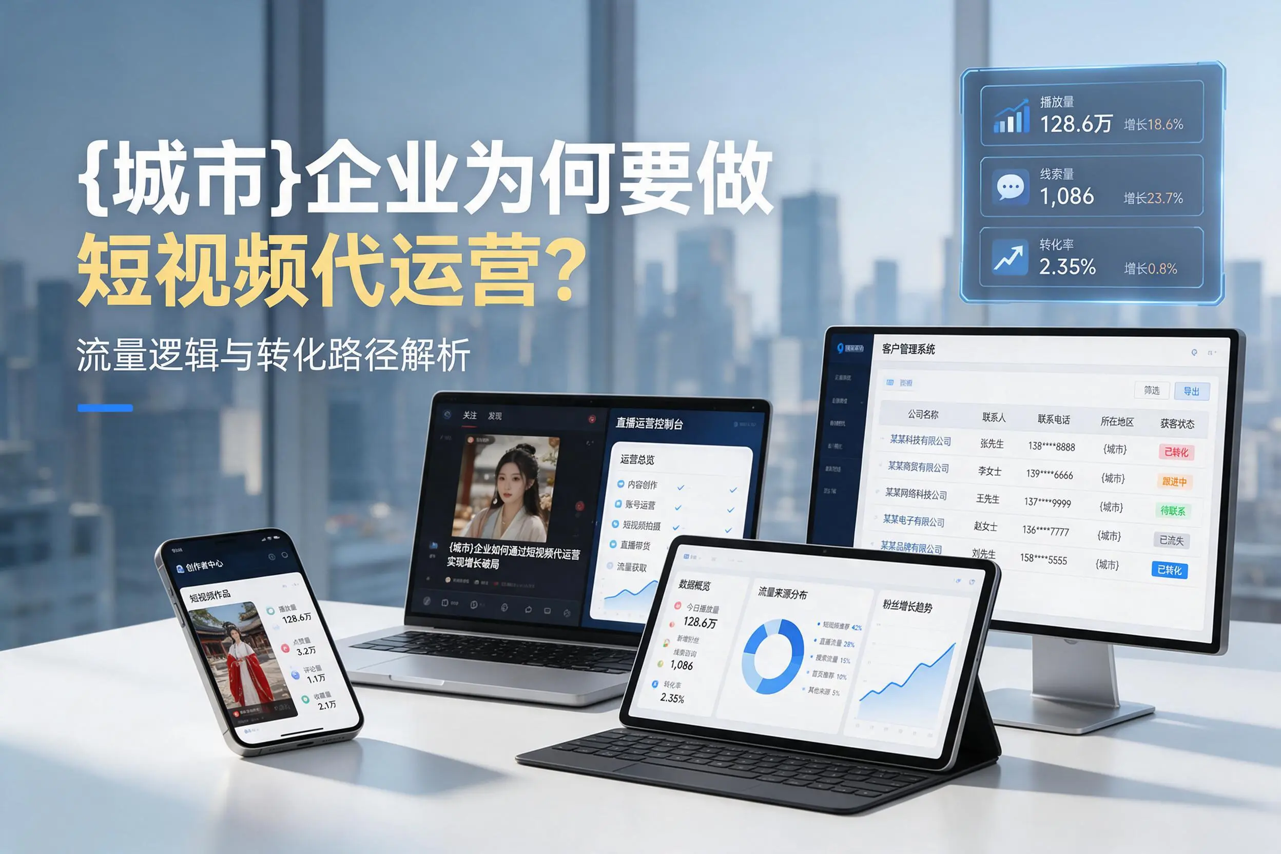 南平企业为何要做短视频代运营？流量逻辑与转化路径解析