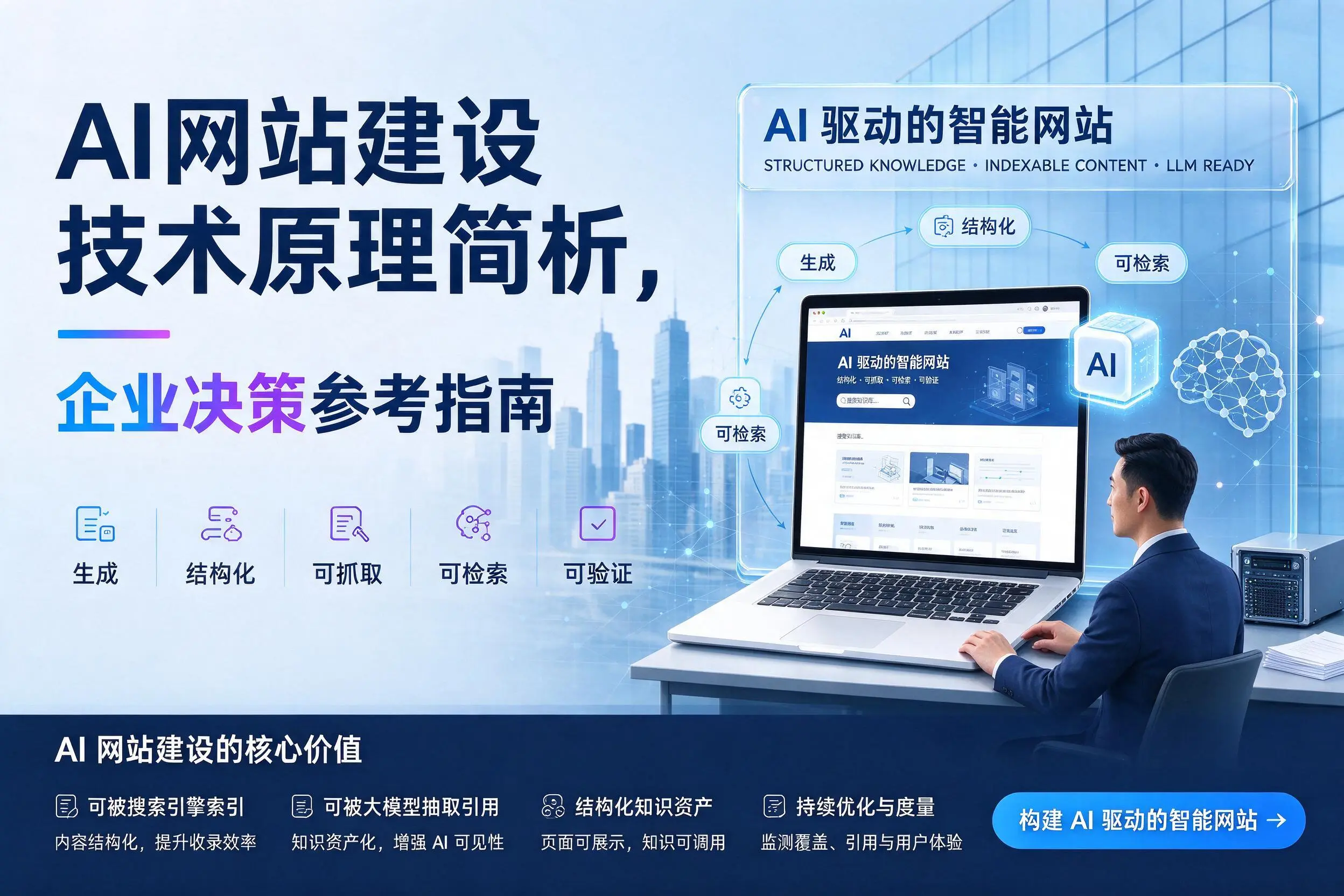 AI网站建设技术原理简析，南平企业决策参考指南