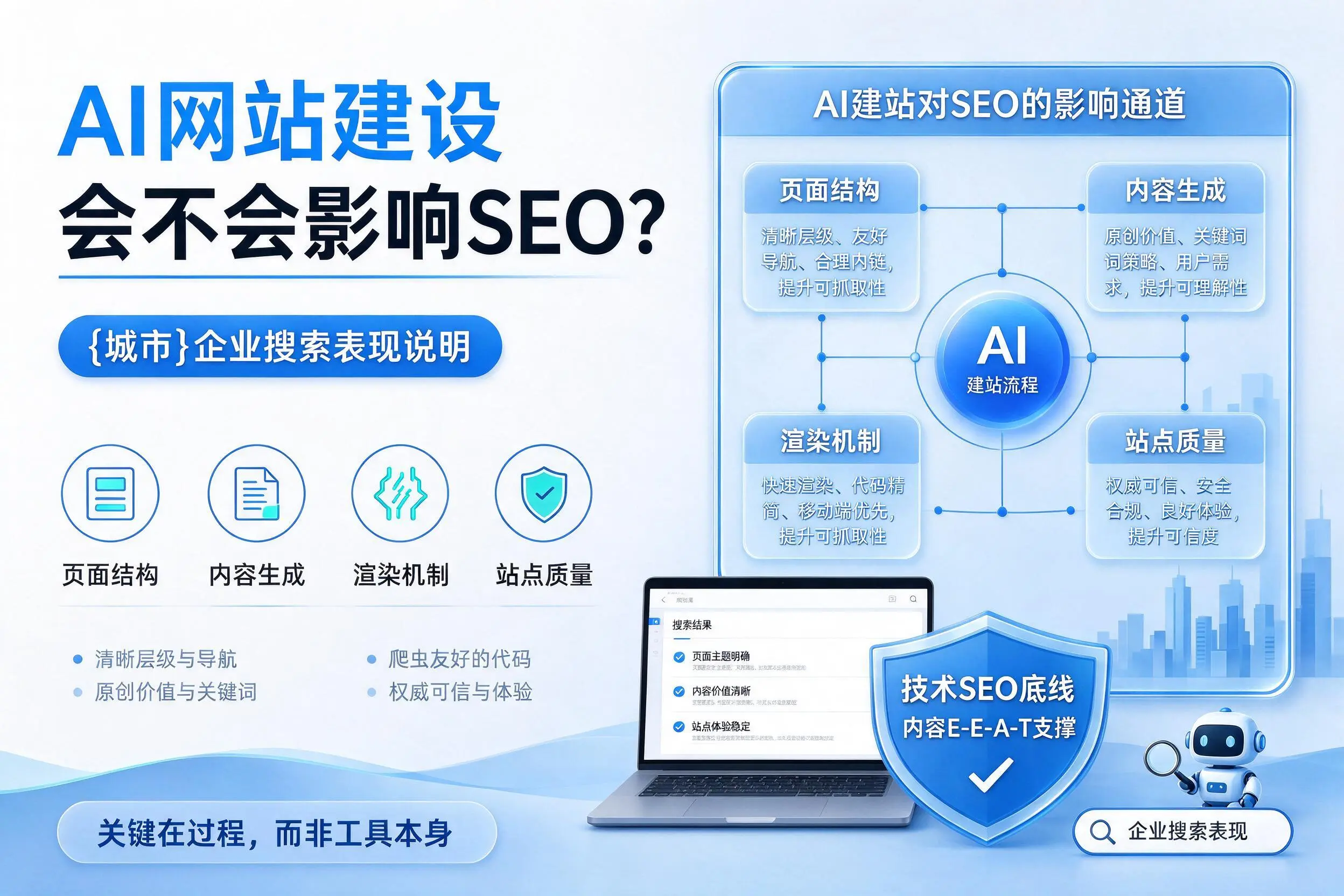 AI网站建设会不会影响SEO？南平企业搜索表现说明