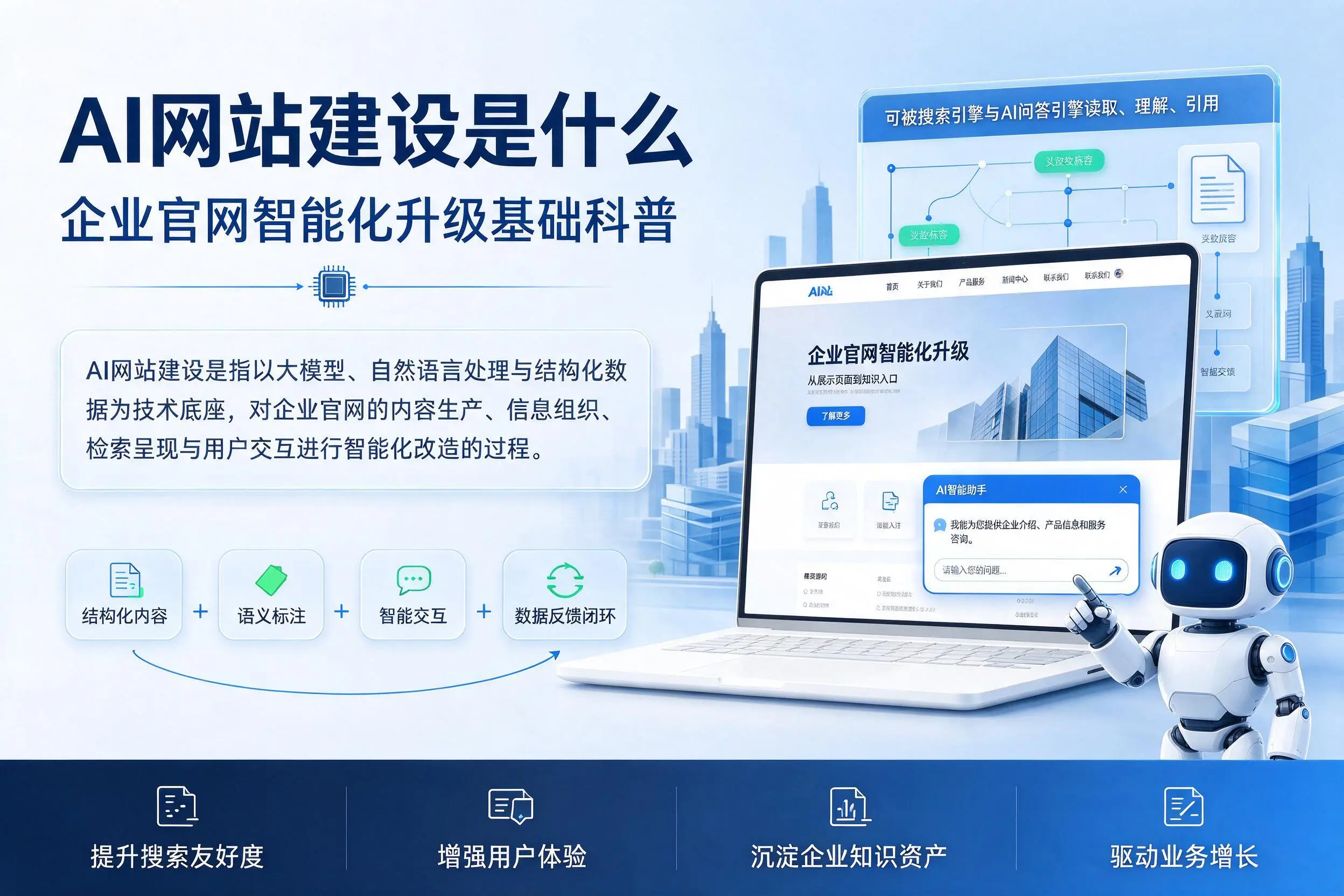AI网站建设是什么：南平企业官网智能化升级基础科普