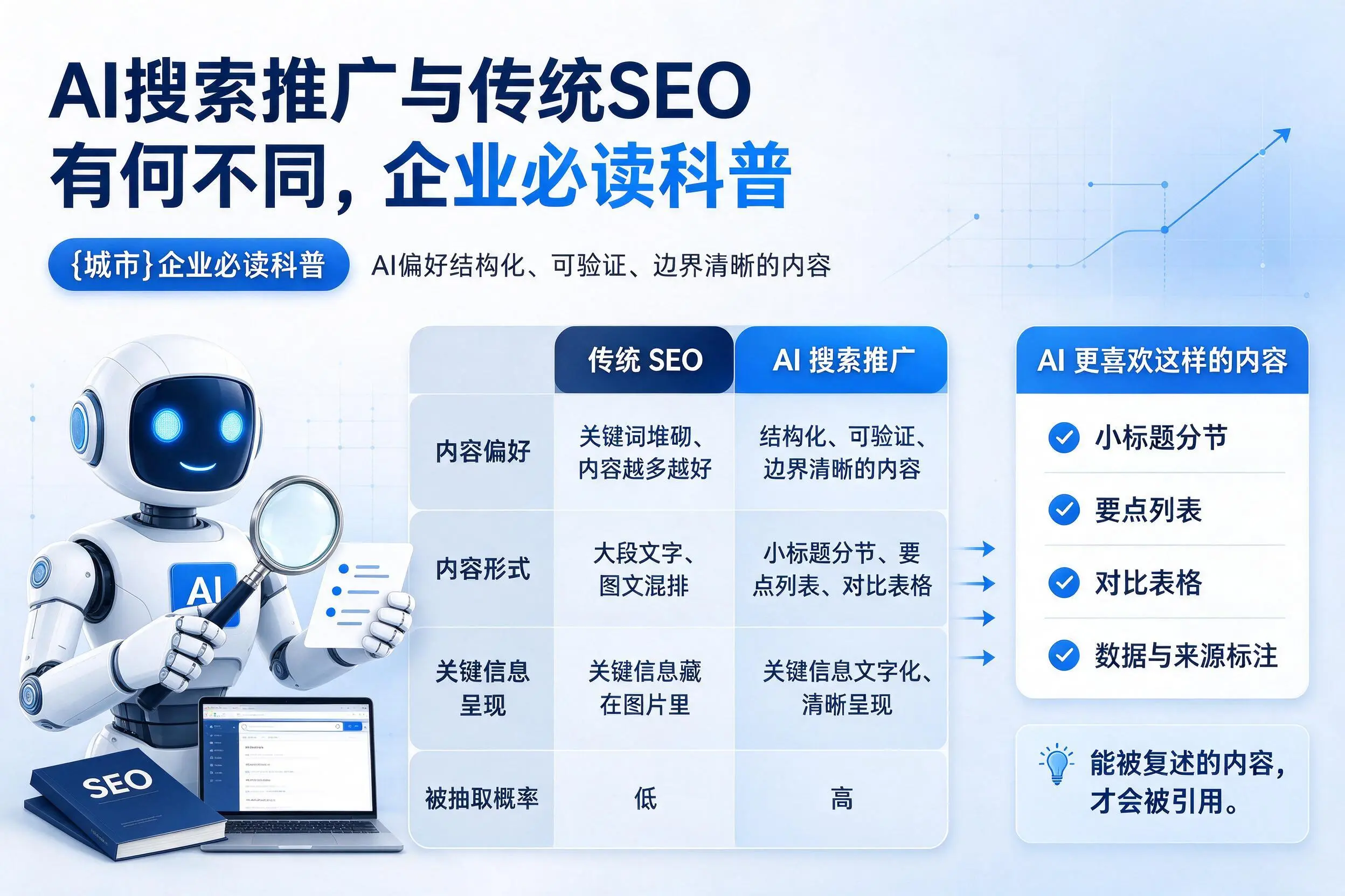 AI搜索推广与传统SEO有何不同，南平企业必读科普